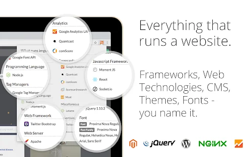 WhatRuns: Descubra Tecnologias de Sites – Extensão Gratuita - Screenshot 2