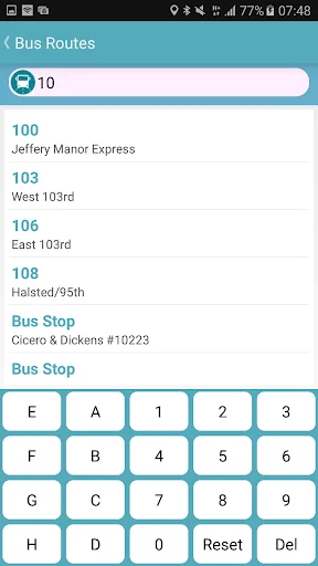 Chicago Bus Tracker: Rastreie Ônibus e Trens CTA em Tempo Real - Screenshot 3
