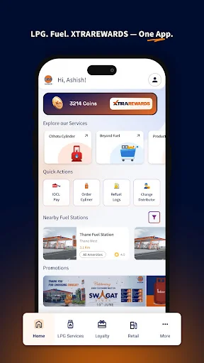 Baixe o IndianOil ONE: Gerencie seu GLP com Facilidade e Eficiência - Screenshot 2