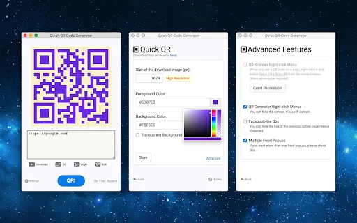 Gerador de QR Code: Crie e Leia Códigos QR Gratuitamente – Chrome - Screenshot 2