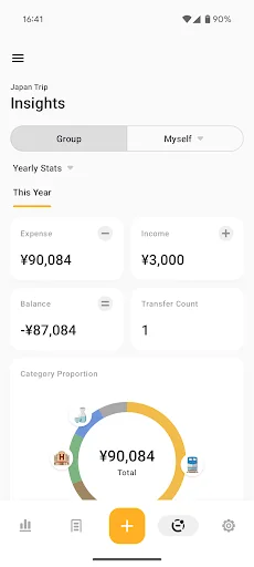 Baixar Bill Bear – Gerencie e Compartilhe Despesas Facilmente - Screenshot 3