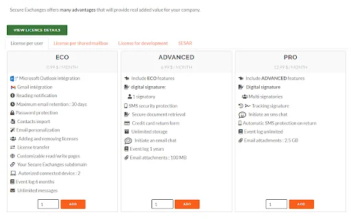 Secure Exchanges for Gmail: Criptografia Avançada e Segura - Screenshot 3