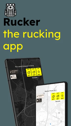 Rucker: O Melhor App de Rucking e Fitness com Peso – Baixe Agora - Screenshot 1