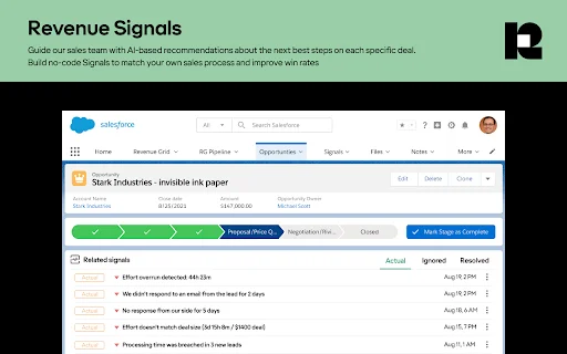 Revenue Grid para Salesforce e Gmail: Otimize suas Vendas - Screenshot 4
